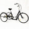 NadineDutol 26 Zoll Erwachsene 6 Geschwindigkeit faltbar Dreirad Cruiser Dreirad Cargo Dreirad verstellbaren Sitz mit Einkaufskorb für Frauen, Männer, Einkaufen, Sport, Freizeit.
