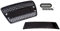Kompatibel mit A6 4F C6 Kühlergrill Frontgrill Sport Waben Grill Glanz Schwarz Emblemhalter