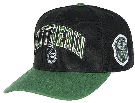 Harry Potter Slytherin besticktes Hauswappen, Tier, verstellbar, Snapback-Hut, Slytherin, Einheitsgröße