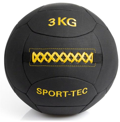 Sport-Tec Wall-Ball Robusta, 35 cm, 3 kg, gelb