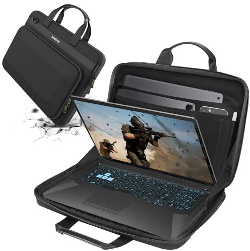 Smatree Funda rígida Compatible para Razer Blade 15 de 15,6 Pulgadas, para Razer Blade 16 de 16 Pulgadas, para Alienware M16 R2/New m16/Alienware M16 R1 Gaming Laptop Bolso Impermeable (A800)