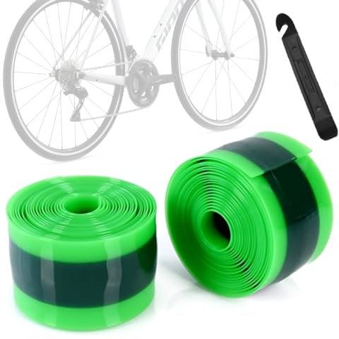 2 Stück Fahrradreifen Liner, Pannenschutzband Fahrrad, Fahrrad Reifen Schlauch Protector mit Reifenheber Fahrrad, Kompatibel mit 30,5 cm 40,6 cm 45,7 cm 50,8 cm 61 cm 66 cm 69,8 cm 73,7 cm