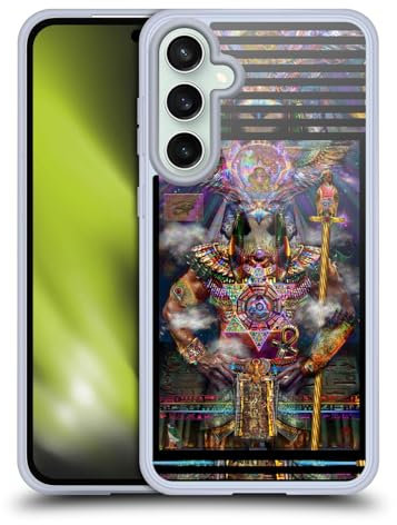 Head Case Designs Offizielle Jumbie Art Horus Götter und Göttinnen Soft Gel Handyhülle Hülle kompatibel mit Samsung Galaxy S23 FE 5G