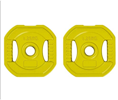 Weight Plates Lifting Exercise Weight Plate Barbell Plates 28 Mm Center Weight Plates for Home Gym Fitness Lifting Woman Weight Plate (Size : 10kg(5kg2)) (2.5kg(1.25kg*2))