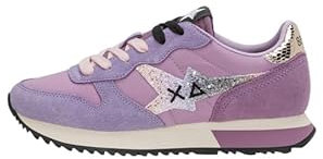 SUN68 Sneakers Basse Stargirl Glitter Logo Z44210 Lilla Viola