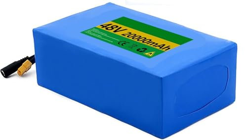 48V 8Ah 10Ah 15Ah 18Ah 20Ah Ebike Battery 48V Elecric Bicycle Battery 48V 15AH 20AH Lithium Battery Pack with BMS Protection Board for 250W 500W 700W 1000W Motor with Charger 48V 10AH,XT60