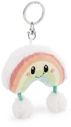 NICI 62302 Porte-clés, Motif D’Arc-en-Ciel Nibsi, 10 cm, Multicolore, Compagnon Fidèle pour Sac À Dos Ou Sac, pour Petits Et Grands