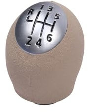 SUZWELT Schaltknauf 6-Gang Beige Für Renault Megan 3 Laguna Scenic Espace Oe 328650047R (4055)
