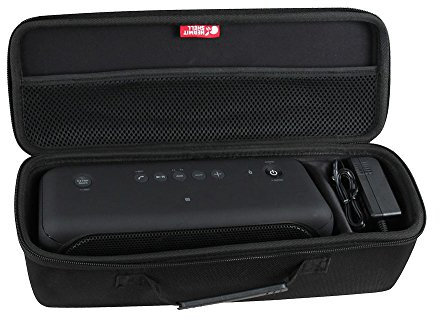Hard EVA Travel Black Case for Sony SRS-XB40 Powerful Portable Wireless Speaker (2017 model) - Fits the Way Charger by Hermitshell