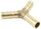 10 mm Brass Y Type 3 Way Hose Joiner Barbed Splitter Connector Air Fuel Water Pipe Tubing