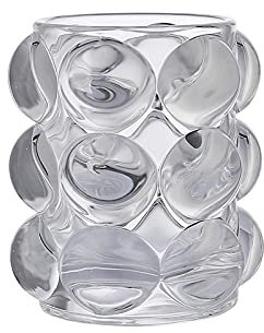 SLHEQING Glas Make up Pinselhalter Vintage Kosmetik Organizer zur Aufbewahrung von Pinsel, Eyeliner, Lippenstift, Zahnbürsten, Stift und Mehr
