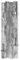 Kreative Feder Wand-Garderobe Altes Holz grau Shabby-Chic Vintage ca. 100x30cm mit vier Haken (Altes Holz grau)