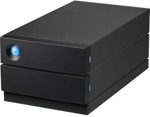 LaCie 2big Raid, 40To, Disque Dur Externe de Bureau – USB-C, 7 200 TR/Min, disques d'entreprise, pour Ordinateurs de Bureau Mac et PC, Services Rescue (STHJ40000800)