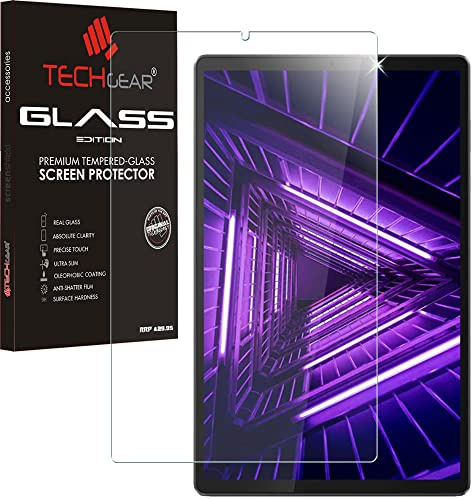 TECHGEAR GLASS Edition Screen Protector fits Lenovo Tab K10 / Tab M10 Plus 2nd Gen 2020 (10.3) TB-X606 / TB-X6C6 Tempered Glass Screen Protector [9H] [HD Clarity] [Scratch-Resistant] [No-Bubble]