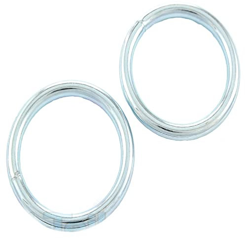 10 Rundringe 50 x 7mm O-Ring Stahl Verzinkt Eisenring Stahlring