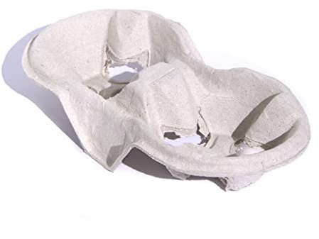 Becherhalter aus Pappe (Zellulose) für 2 Coffee-to-Go Becher • 220 Stück • Bechertablett • Takeaway Becherhalter • Cupholder