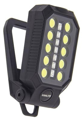Xanlite Rechargeable LED Flashlight 500+200 LM, Multimode, USB-C Cable Included