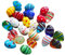 Sujeetec Kristall Ostereier Handgemachte Glas Eier Dekorative Home Decoration Ornament Sammelfigur für Party Favor Craft Geschenk