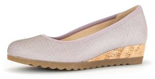 Gabor Damen Keilpumps, Frauen Absatzschuhe,Leichte Mehrweite (G),Court Shoes,stöckelschuhe,Businessschuhe,bequem,Flieder (Kork),42 EU / 8 UK