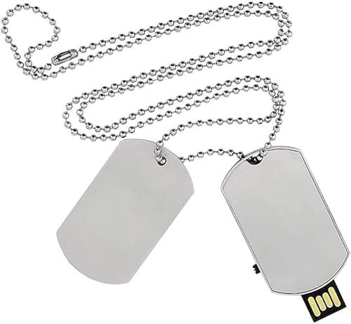 Generic USB-Stick für militärische Hundemarke, 128 GB Speicher, A06 (128 GB)