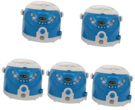 Abaodam 5 Pcs Simulated Rice Cooker Mini House Rice Cooker Plaything Kitchenware Toys Kitchen Toy Kitchenware Micro-wave Oven Child Small Decoration Plastic