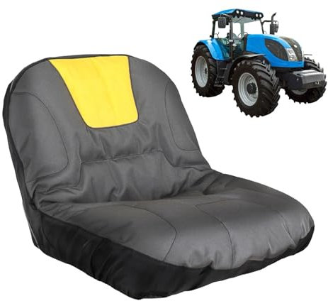Housse de siège de tracteur, housse de siège de tondeuse à gazon, housse de siège de voiture avec bande réfléchissante, housse de protection antidérapante pour véhicule agricole tracteur