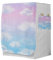 Highdi 3D Funda de Lavadora Cubierta, Secadoras de Carga Frontal Protector Exterior Cubierta a Prueba de Polvo (Capacidad L 10,5~12 kg,Nube 5)