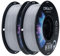 Creality CR-PETG Filament 1.75mm 2kg, 3D Drucker Filament PETG, Maßgenauigkeit +/-0,02mm Vakuumverpackung, Ordentliche Spule (2 x 1kg Spule, Grau)
