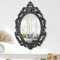Oval Vintage Arendahl Traditionelle hängende Spiegel Rustikale braun geschnitzt Wandspiegel Dekorative antike Spiegel Barock Stil Ästhetik für Vanity Schlafzimmer, Wohnzimmer, Küche, Eingangsbereich