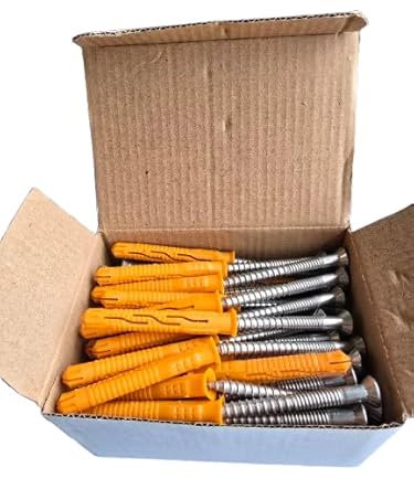 Cheville à frapper Ø 8 X 60mm A4 Acier inoxydable (100 pièces) (100 pièces)