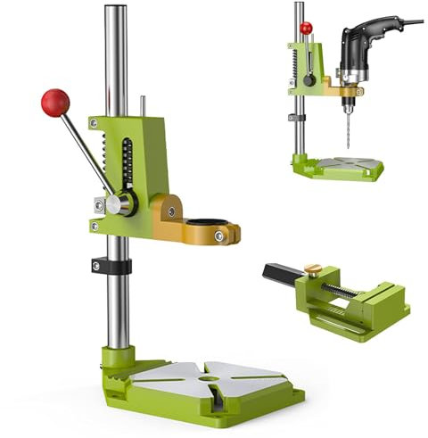 Hand Drill Press Stand,Electric Bench Drill Press Holder,Adjusted 90°,Ball Handle Design,for Electric Drilling