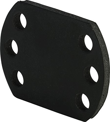 Viega Gummiplatte Sanfix 8013.25 in 52x38x4mm Gummi schwarz