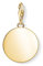Thomas Sabo Damen Charm-Anhänger Coin Charm Club 925 Sterling Silber