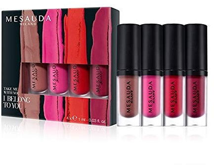 MESAUDA KIT ROSSETTO EXTREME MATTE MINI | 4 COLORI IDEA REGALO