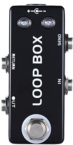 Moskyaudio YMUZE Mini Loop Box Gitarre Effektpedal mit Kanalauswahl True Bypass