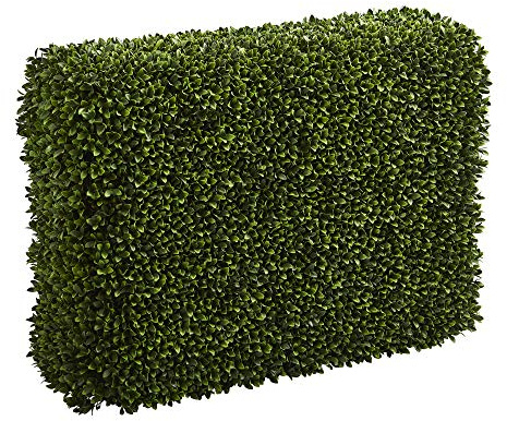 Nearly Natural 4348 Buchsbaumhecke für Innen- und Außenbereich, Seidenpflanzen, 104 cm, Grün
