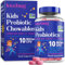 lovebug PROBIOTICS for Kids – Probiotic Chewables with Prebiotic Fiber for Age 4+, Daily Children's Gut Health, Constipation, Sugar-Free Berry Flavor, 30 ct