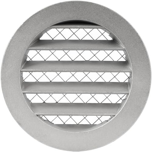 Rete per roditori da 12,7 cm, in alluminio, copertura per bocchetta di ventilazione, griglia di ventilazione integrata, rete per zanzariera, ventilazione HVAC