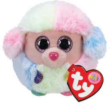 TY Rainbow Poodle Plüschtier Mehrfarbig One Size