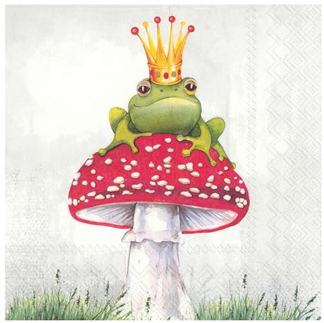 IHR Serviette Lucky Frog 5 oder 20 Stück 20 Stück