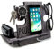 Personalisierte Dockingstation, Smartphone-Ständer - Nachttischhalter aus Holz, Geschenkidee für Männer (Slate Gray)