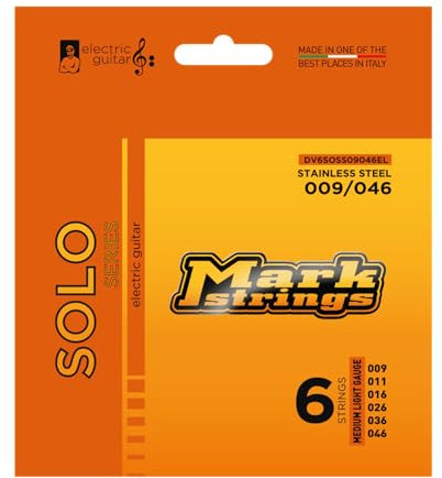 DV Mark Corde per chitarra elettrica Steel Solo .009-.046 DV6SOSS09046EL