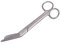 Hochwertige Faude Verbandschere nach Lister - für Verband, Pflaster und Kleider, rostfreier Edelstahl (groß 18cm)