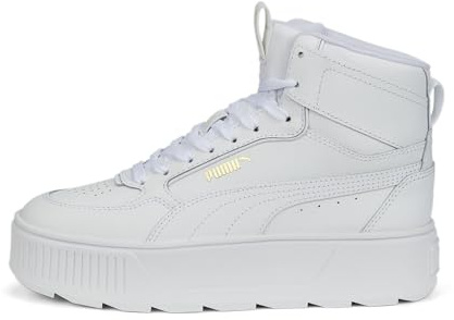 PUMA Damen Karmen Rebelle Mid Sneaker, Weiß Weiß, 37 EU, weiß, 37 EU