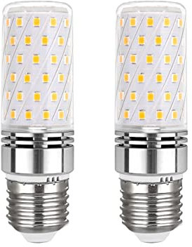 Bombillas LED E27 12W Luz Neutra 4000K 1450LM, 84 LEDs, Equivalente Lámpara Halógena E27 100W, CA 230V, Bombilla LED Casquillo E27 Neutra para Luz de Techo, No Regulable, pack de 2