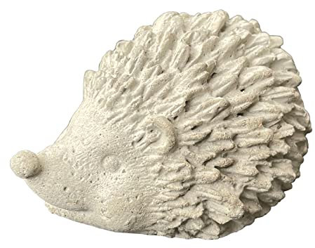 ZGM Betonfigur Igel Franzi - handgefertigte Dekoration für Garten und Haus