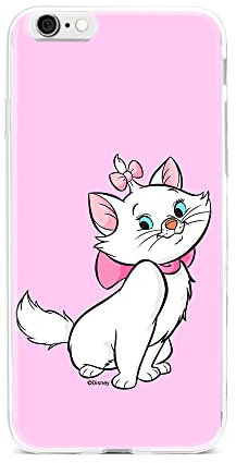 ERT GROUP Handyhülle für iPhone 6/6S Original und offiziell Lizenziertes Disney Muster Marie 007 optimal an die Form des Handy angepasst, hülle aus TPU