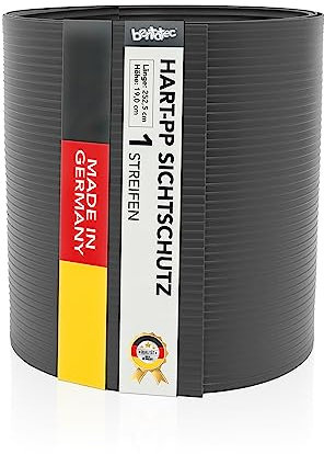 Bentatec Guck Nich® Sichtschutz-Streifen Hart-PP (1 Streifen | Anthrazit (RAL 7016))