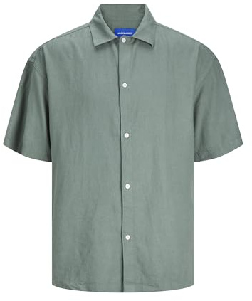 JACK & JONES Male Hemd Wide Fit Hemd