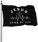 90X150cm Yard-Flaggen Jesus Christus Jesus Hat Mein Leben Gerettet. Interessant Gartenfahne With Metal Grommets Feiertage Flags Verblassen Beständig Outdoor Flagge Décor Für Lawn Outdoor Veranda